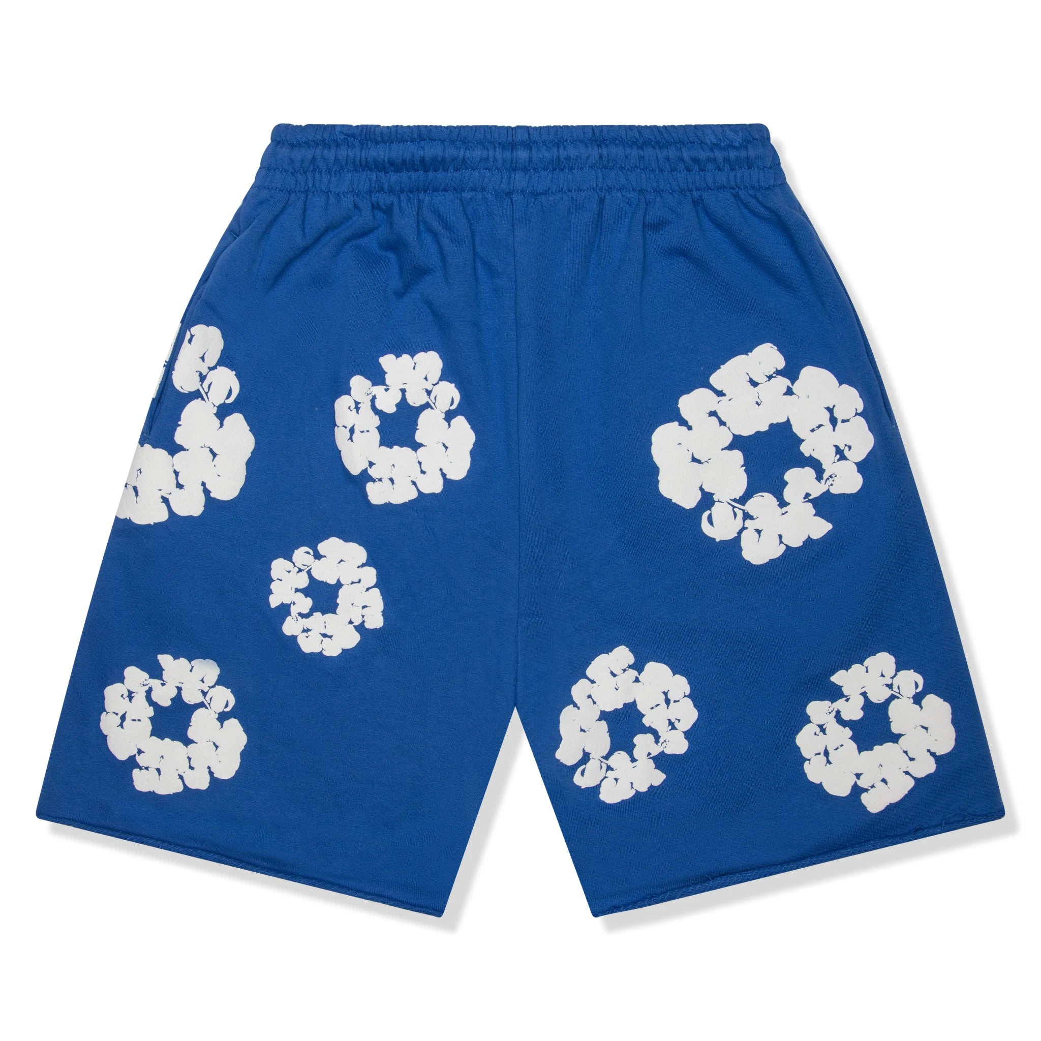 Denim Tears The Cotton Wreath Royal Blue Shorts